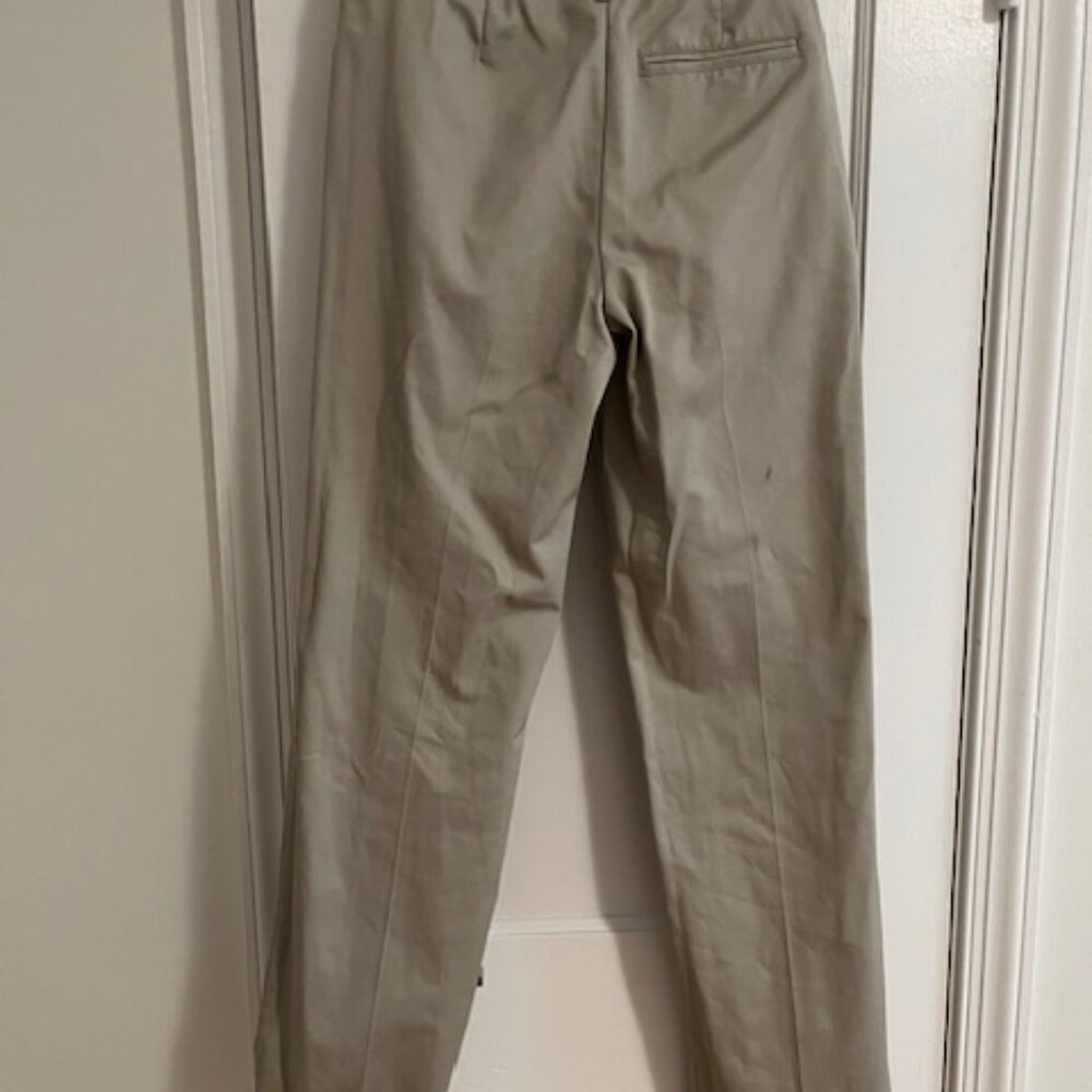 French Toast Boys' Adjustable Waist Relaxed Fit Twill Pant | Khaki | (Size 18)